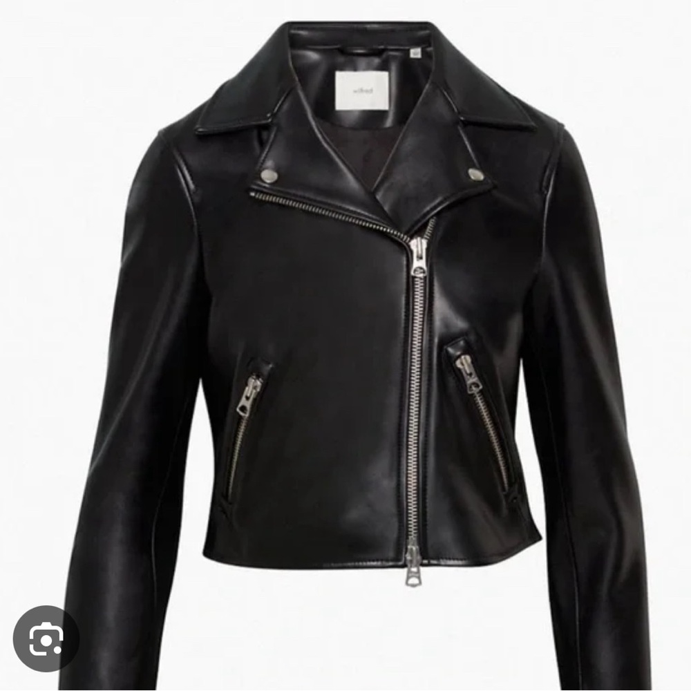 Aritzia Wilfred Diaz Jacket Vegan Leather - L